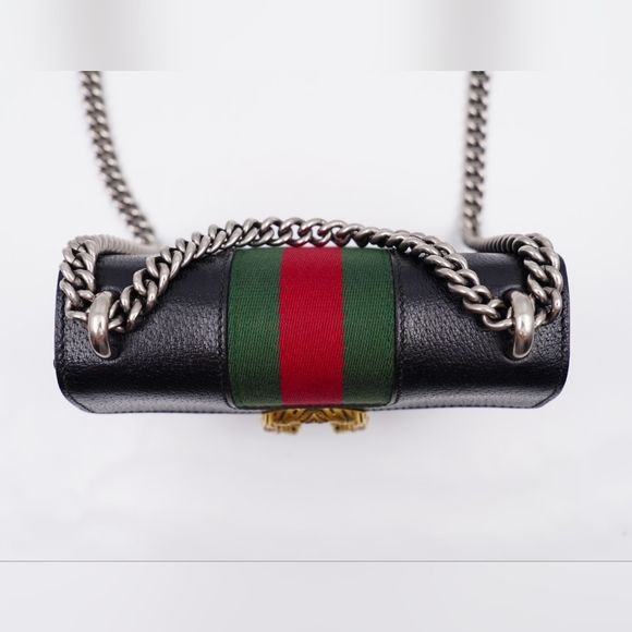 AU14❤️ GUCCI Web Dionysus Leather Chain Crossbody Bag - Picture 3 of 16